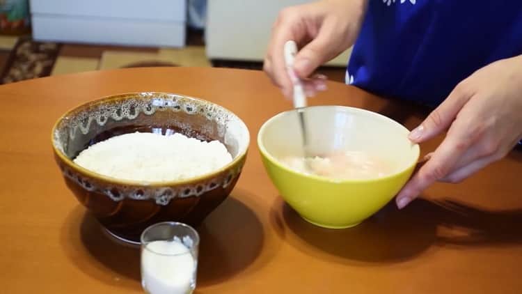 To make yeast bagels, prepare the ingredients