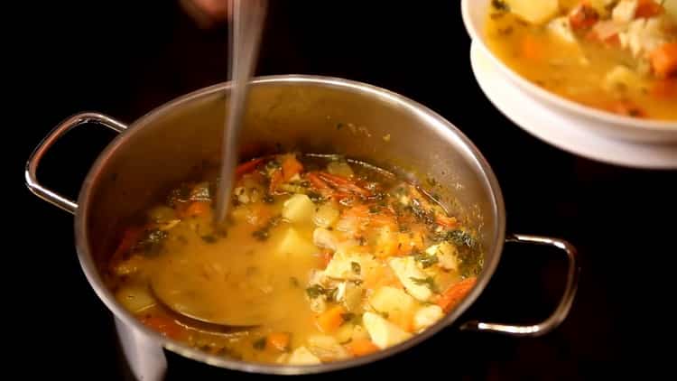 Soupe de poisson filet de goberge aux légumes - recette de régime