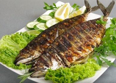 Incredibly delicious grilled mackerel: cook with step by step photos.