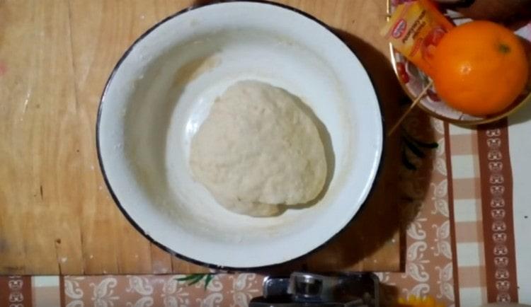 Form a ball from the dough.
