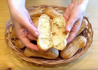 Maravilloso pastel de choux para eclairs y profiteroles.