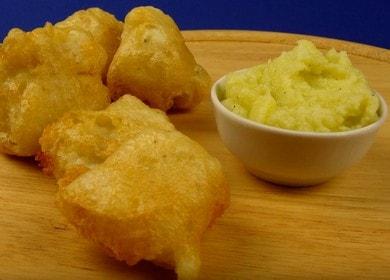 Tasty cod in batter in a pan: cook according to a step by step recipe with a photo.