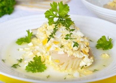 Delicate cod in Polish: cook according to a step by step recipe with a photo.