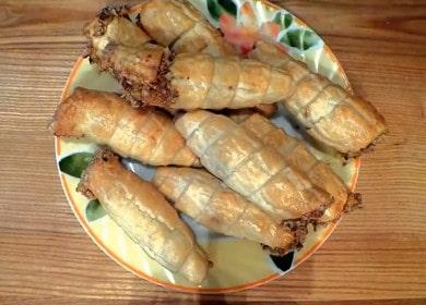 Puff pastries with condensed milk - a recipe for goodies from Soviet times