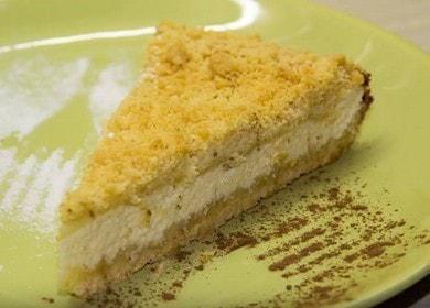 Cheesecake français classique avec du fromage cottage: une recette avec des photos et des vidéos étape par étape.