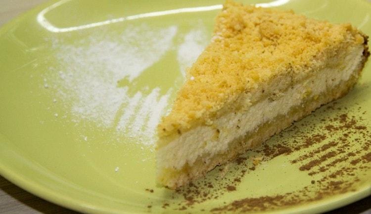 Francuski cheesecake s skute, čiji je recept opisan u ovom članku, ispada nevjerojatno ukusan.