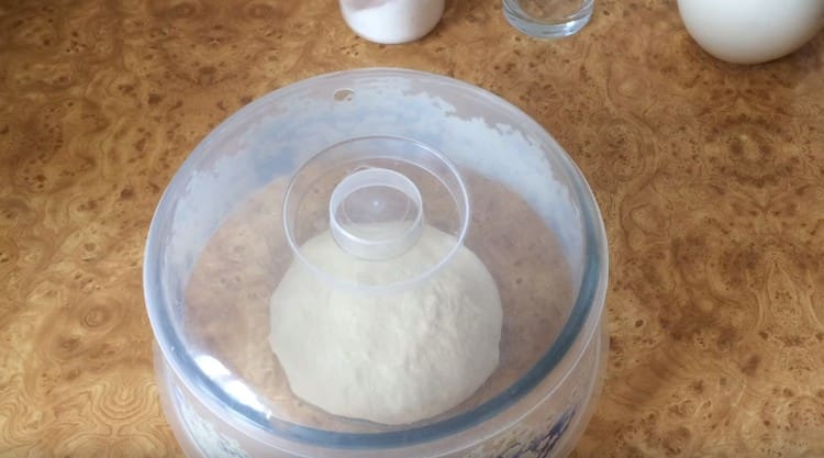 The finished dough should stand for 3 hours in a warm place to rise.