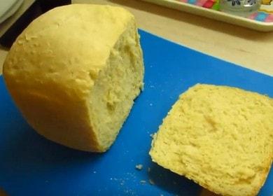 Pečieme chutný chlieb na kefire v chlebovom stroji: recept s postupnými fotografiami a videami.