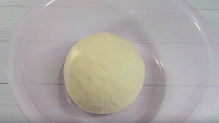 The finished dough is smooth and plastic.