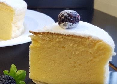 Pripremamo najukusniji japanski cheesecake prema detaljnom receptu s fotografijama i videozapisima.
