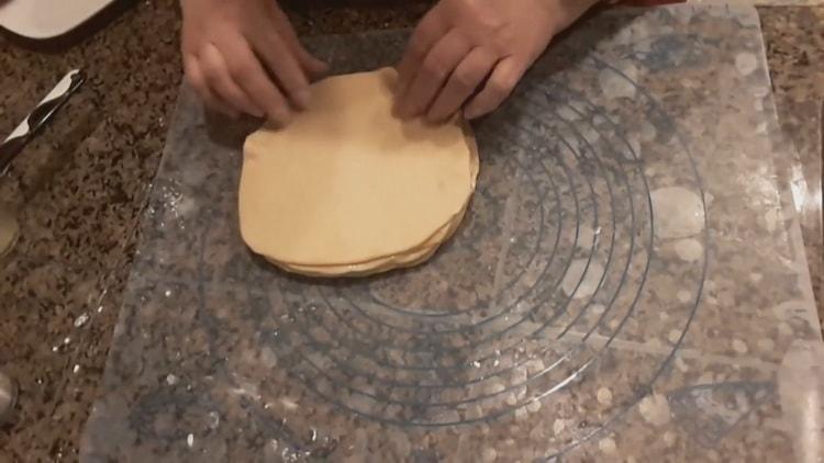 Pour la cuisson des petits pains, déposez les bolins