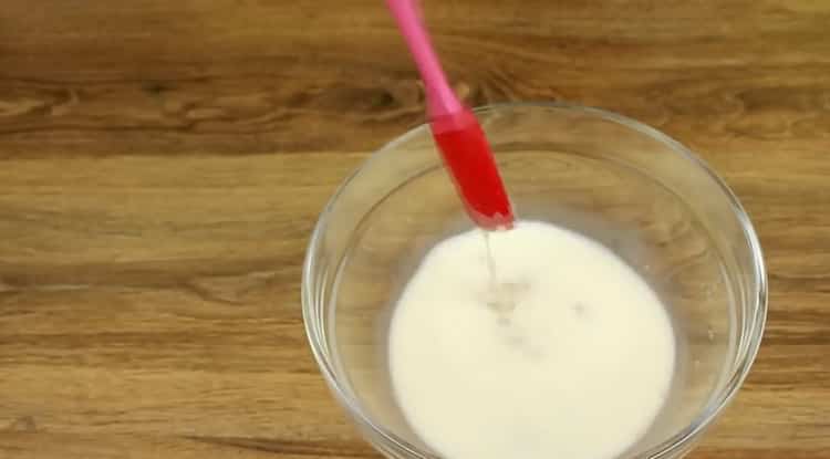 To make buns with cottage cheese from yeast dough, prepare the ingredients