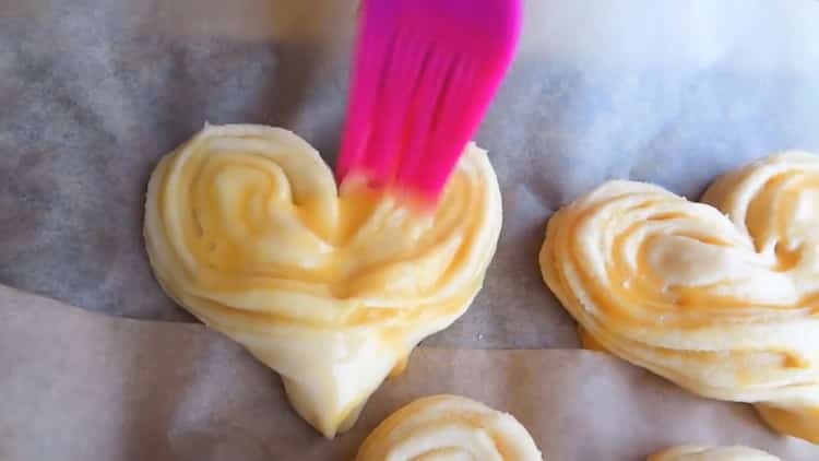 Muffins coeurs avec du sucre: une recette étape par étape avec des photos