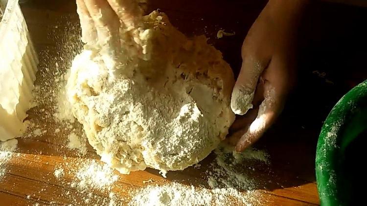 Quick yeast pastry dough for pies: step by step recipe with photo