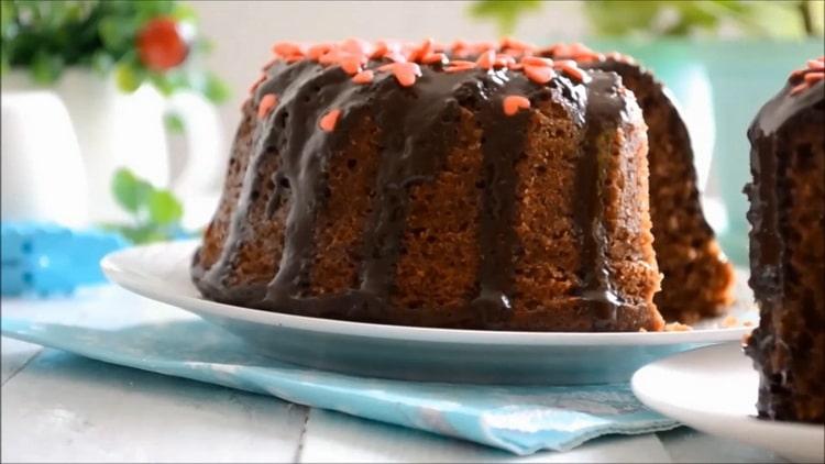 petit gâteau au four est prêt