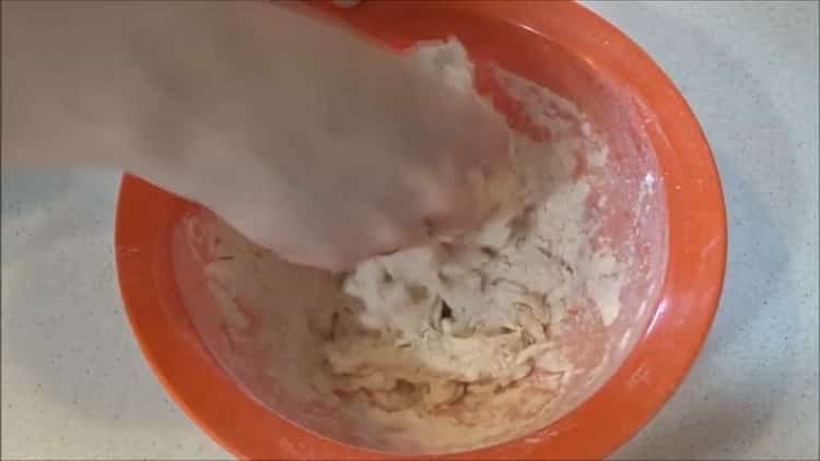 To prepare the dumplings, prepare the ingredients