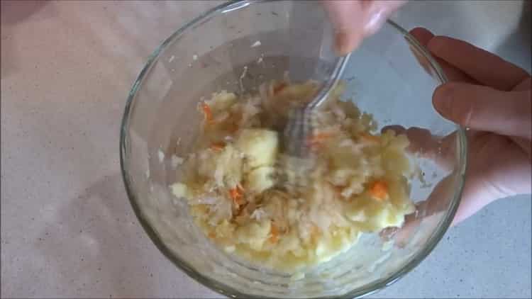 To make the dumplings, prepare the filling