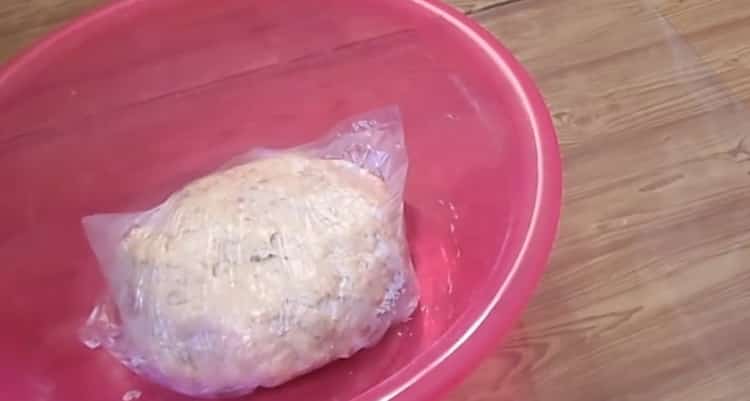 To make dumplings with sauerkraut, prepare the dough