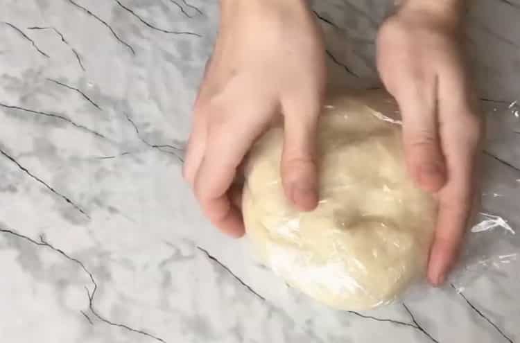 To make fresh cakes, make a dough