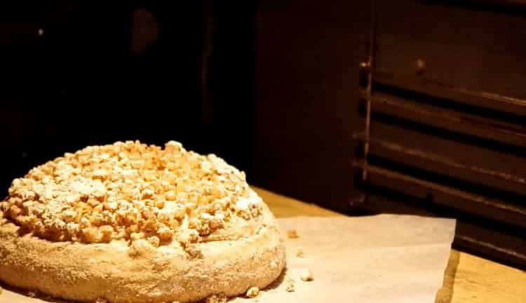 To make buckwheat bread, preheat the oven