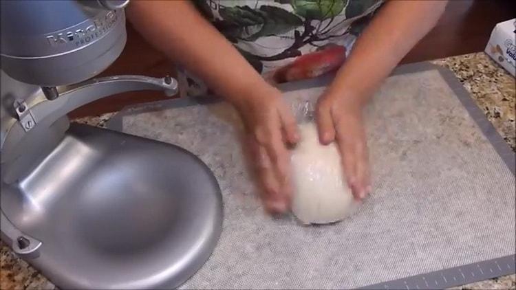 To make a custard dough, put it in a bag