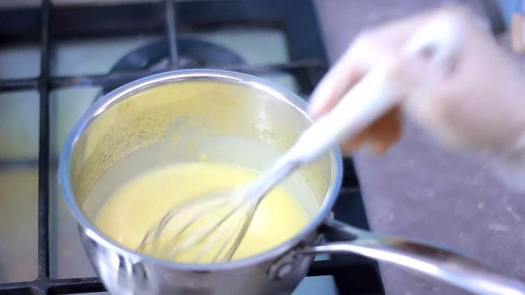 Para hacer pastelitos, haz un kurd de naranja