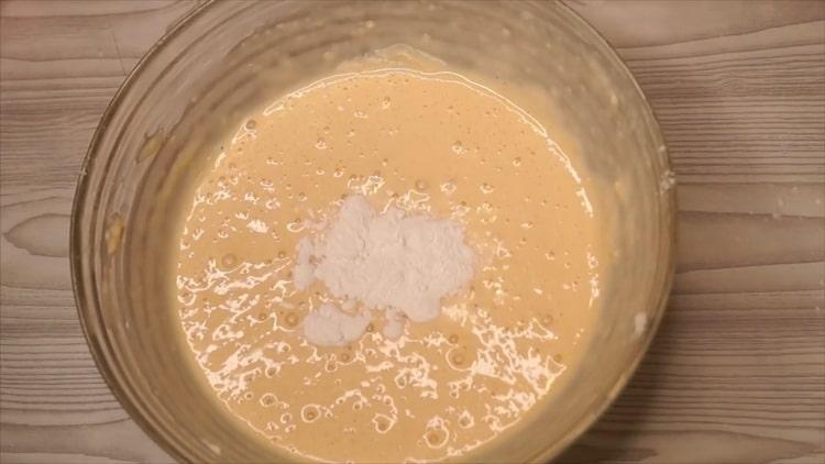 To prepare a cabbage casserole, prepare a batter