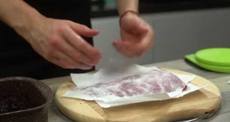 Salmon Carpaccio step by step recipe with photo