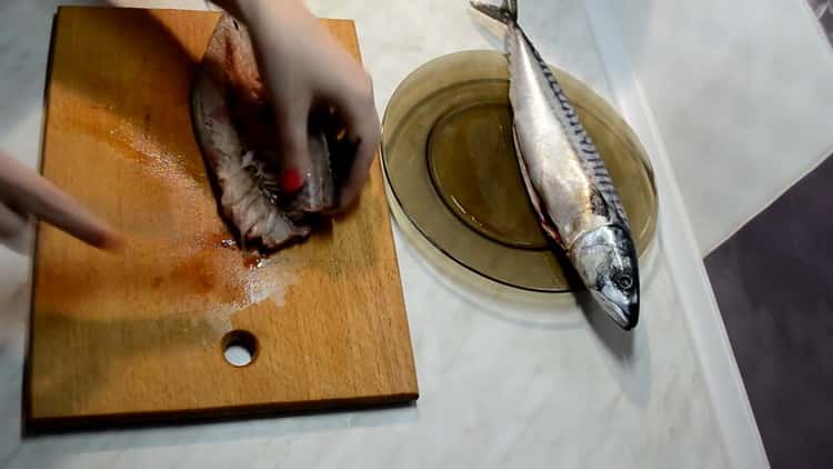 To prepare mackerel cutlets, prepare the ingredients