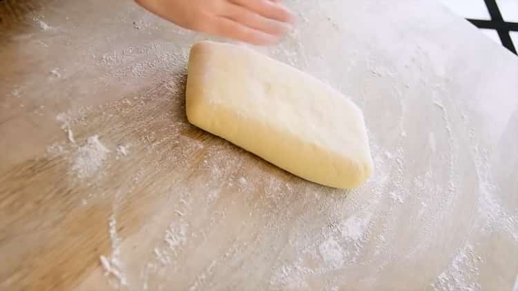 Form the dough for croissants