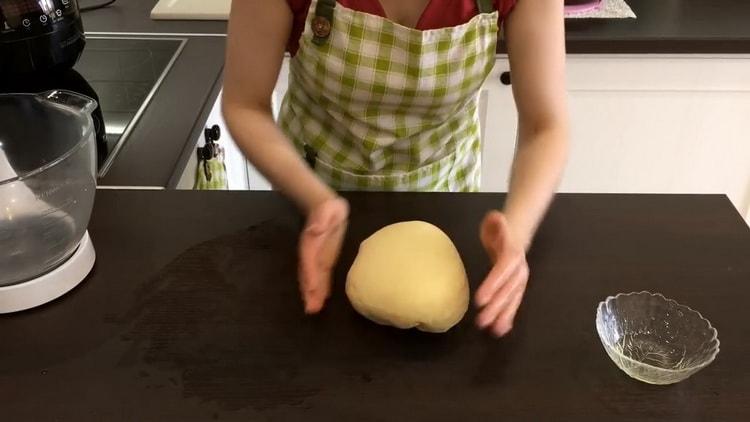 To make corn bread, make the dough