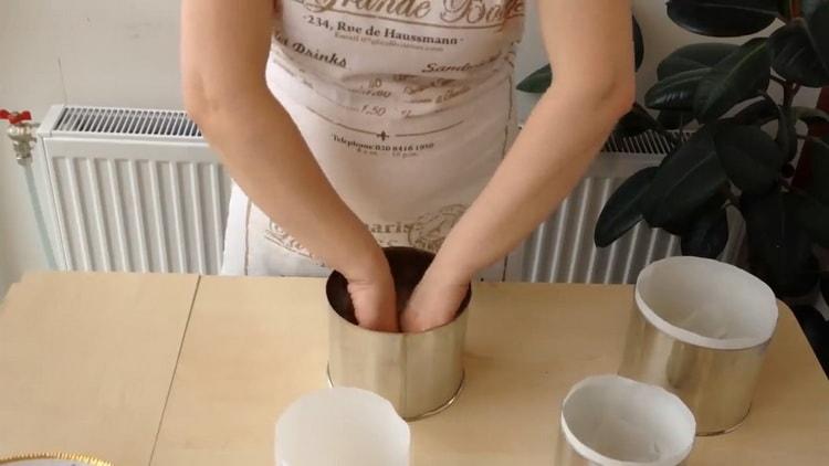 Pour faire un gâteau, préparez un formulaire