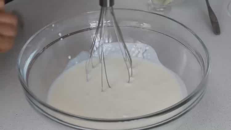 To make flat cakes, make dough