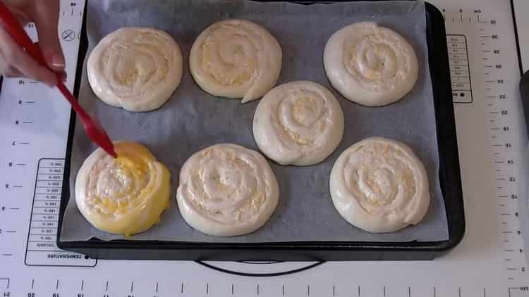 Onion cakes: step by step recipe with photo