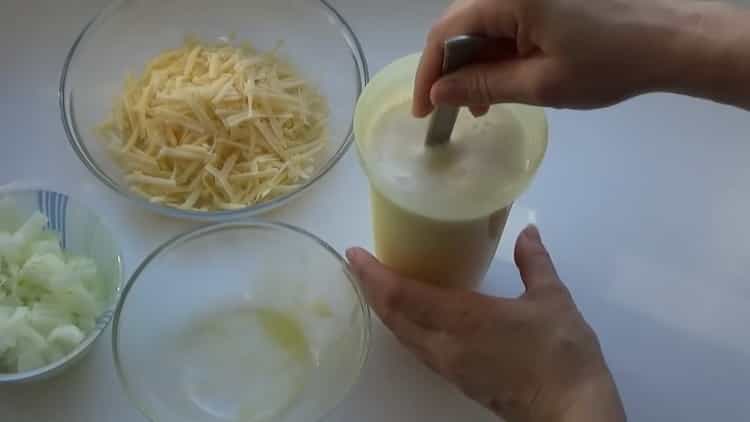 To make pasta, prepare the fill