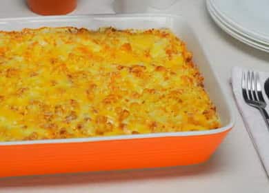 Step by step recipe with cheese in the oven with photo