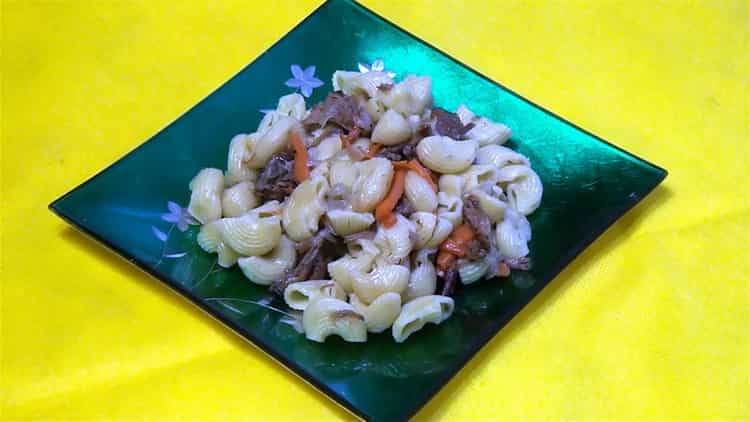 multicooked pasta with stew