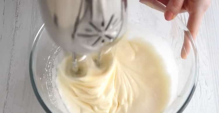 To make carrot cupcakes, prepare the dough