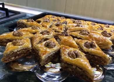 Incredibly delicious puff pastry baklava