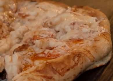 Pizza aux crevettes: recette pas à pas avec photo