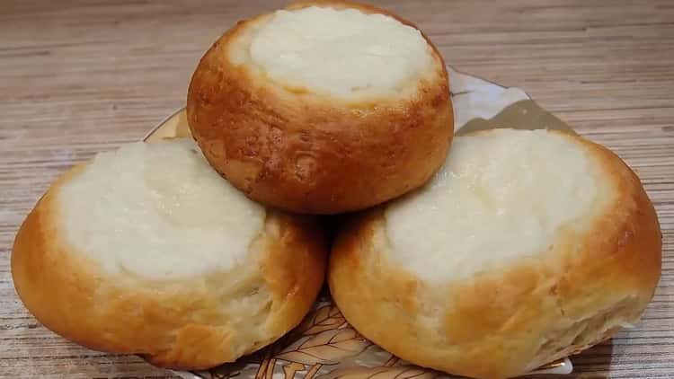 How to learn how to cook delicious cottage cheese buns