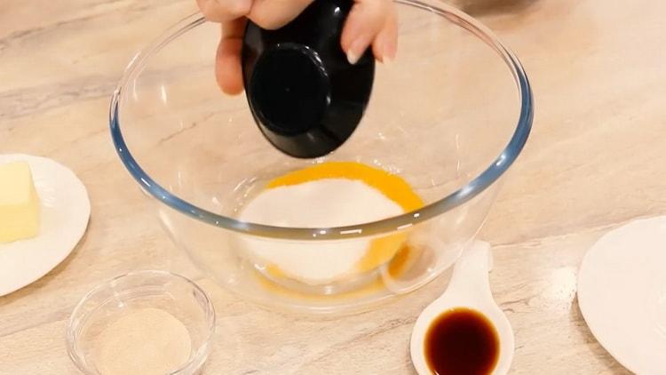 Cocinar donas en el horno