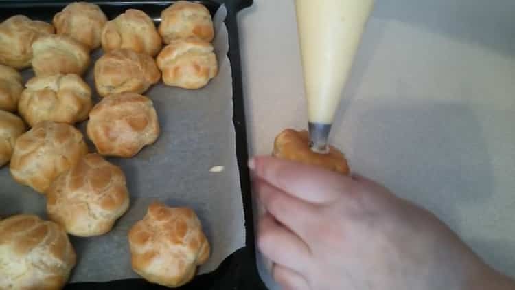 For cooking profiteroles with custard fill profiteroles