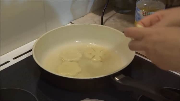 Kefir fried dumplings according to a simple step by step recipe with photo