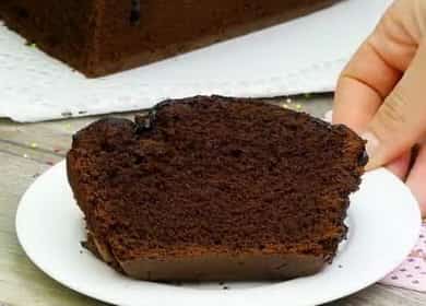 Ukusni čokoladni muffin u pećnici prema receptu korak po korak sa fotografijom