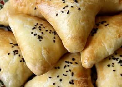 Delicious puff pastry samsa with chicken in just 2 hours