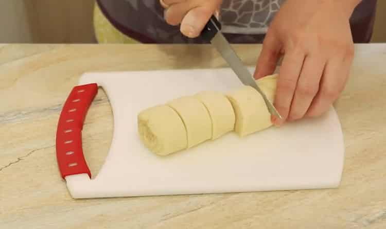 To prepare samsa, prepare the dough