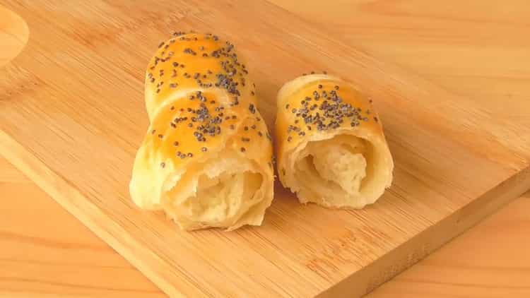 ready puff pastry with cottage cheese