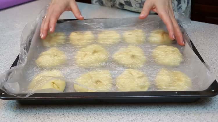 To make puff pastries, cover with foil