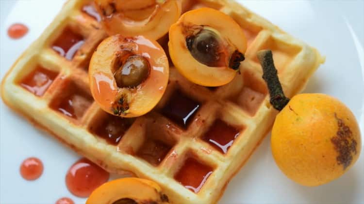 Curd waffles: a step by step recipe with photos